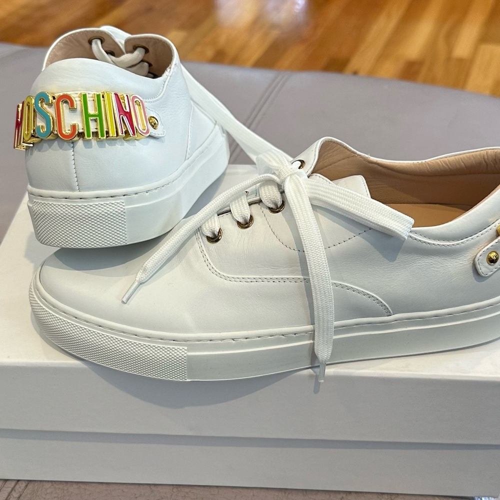 Moschino Sneakers with rainbow letters on the back